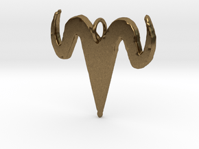 Antlers of Horns in Natural Bronze