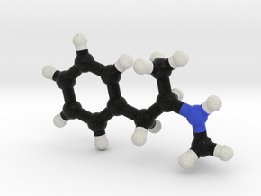 MethAmphetamine (Crystal Meth) Molecule. 3 Sizes. in Full Color Sandstone: 1:10