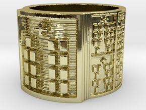 OYEKUNBARA Ring Size 14 in 18k Gold Plated Brass