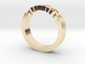 Persist Ring in 14k Gold Plated  in 14k Gold Plated Brass: 5 / 49