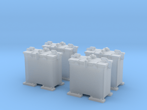 1/144 Scale 20mm Oerlikon Ready Use Lockers x4 in Tan Fine Detail Plastic