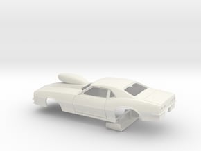 1/12 Pro Mod 68 Camaro With Scoop in White Natural Versatile Plastic