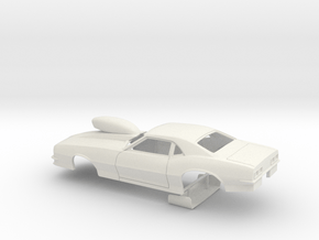 1/24 Pro Mod 68 Camaro With Scoop in White Natural Versatile Plastic