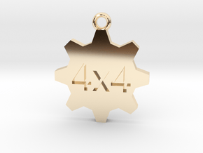 4x4 Keychain - for the offroad enthusiast !! in 14K Yellow Gold