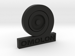 Omolon Foundry Personal Emblem in Black Natural Versatile Plastic