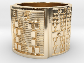 IWORIBOSHE Ring Size 13.5 in 14K Yellow Gold