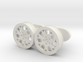 rims cufflinks in White Natural Versatile Plastic