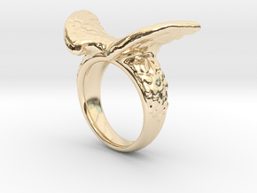 Winged Ring  in 14K Yellow Gold