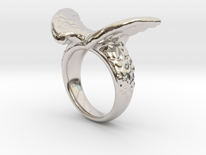 Winged Ring  in Platinum