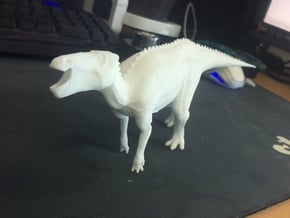 Shantungosaurus (Medium/Large size) in White Natural Versatile Plastic: Medium