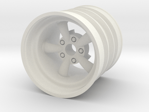 Rear SRB Empi 5 spoke wheel in White Natural Versatile Plastic