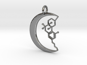 Cannivest Logo Pendant in Polished Silver