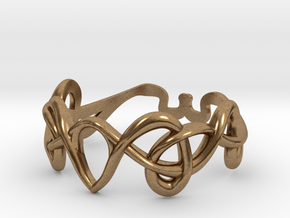 Art nouveau ring  in Natural Brass: 7 / 54