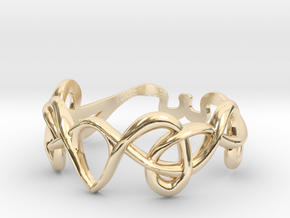 Art nouveau ring  in 14K Yellow Gold: 7 / 54
