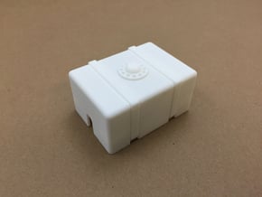Magnetic Monster Truck Fuel Cell Receiver Box Top in White Natural Versatile Plastic: 1:10