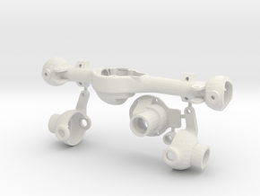 Hilux Front Axle Bottom Leaf Attacment in White Natural Versatile Plastic