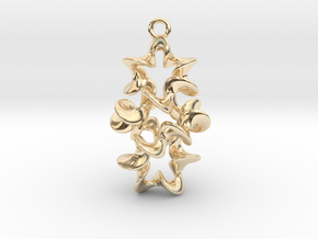 Twist And Twist Again Earring in 14K Yellow Gold