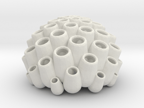 Sponge 1 in White Natural Versatile Plastic: 1:32