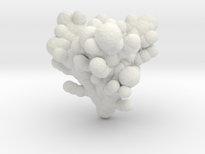 Pillar Coral  in White Natural Versatile Plastic