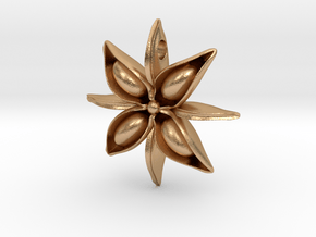 Anise Pendant in Natural Bronze
