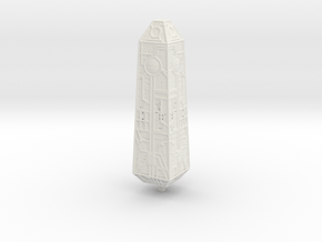 Borg Obelisk 1/80000 Attack Wing in White Natural Versatile Plastic