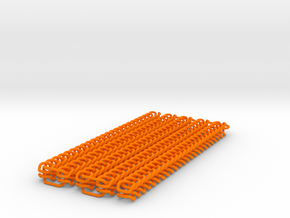 Chain Segment 1 in Orange Processed Versatile Plastic: Small