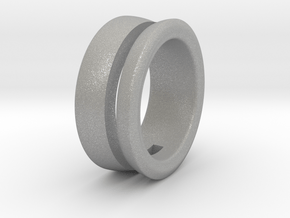 Modern+Offset Ring in Aluminum: 10 / 61.5