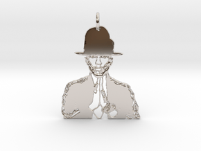 Pharrell Williams Pendant in Rhodium Plated Brass