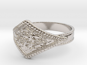 Ring of Favor in Rhodium Plated Brass: 10 / 61.5