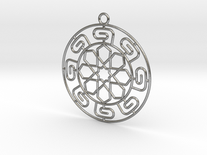 Pendant Chinese Motif 1 in Natural Silver