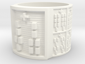 IROSOATE Size 13.5 in White Processed Versatile Plastic