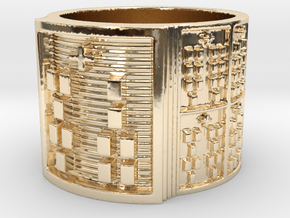 IROSOFUN Ring Size 13.5 in 14K Yellow Gold