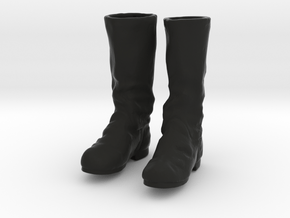 1-10 German Army Tall Boots Set1 in Black Natural Versatile Plastic