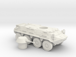 BTR- 60 vehicle (Russian) 1/87 in White Natural Versatile Plastic