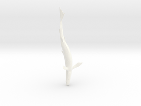 Prehistoric Shark  in White Processed Versatile Plastic: 1:32