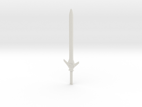 Mask Sword in White Natural Versatile Plastic