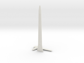 electronic Sword in White Natural Versatile Plastic