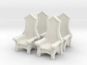 Chair: Elvish: V3 in White Natural Versatile Plastic