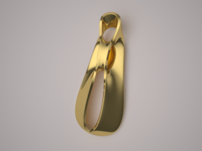 Triple Cube Gold 036 in 14K Yellow Gold