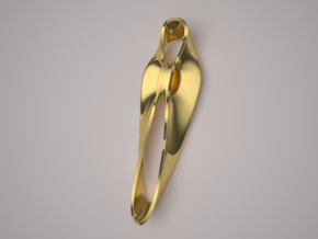 Triple Cube Gold 044 in 14K Yellow Gold