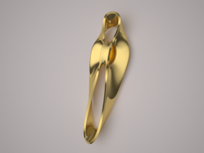 Triple Cube Gold 046 in 14K Yellow Gold