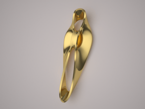 Triple Cube Gold 047 in 14K Yellow Gold