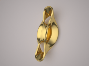 Triple Cube Gold 055 in 14K Yellow Gold