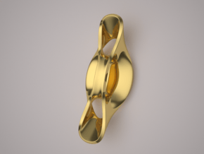 Triple Cube Gold 059 in 14K Yellow Gold