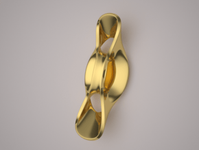 Triple Cube Gold 060 in 14K Yellow Gold