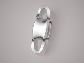 Triple Cube Silver 002 in Polished Silver
