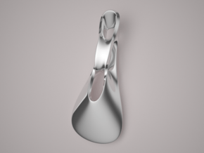 Triple Cube Silver 021 in Polished Silver