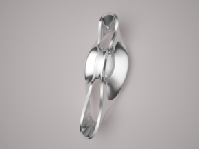 Triple Cube Silver 051 in Polished Silver