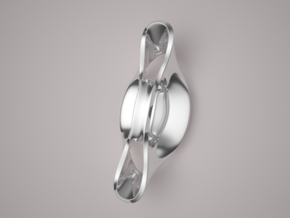 Triple Cube Silver 056 in Polished Silver