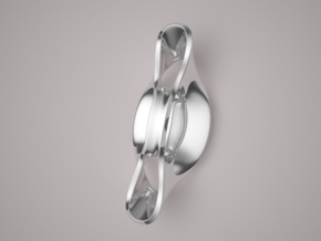 Triple Cube Silver 057 in Polished Silver